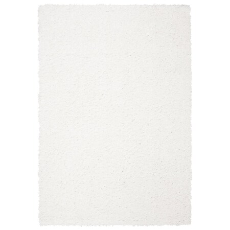 Safavieh 4 x 6 ft. August Shag 200 Power Loomed Rectangle Area Rug, White AUG200A-4